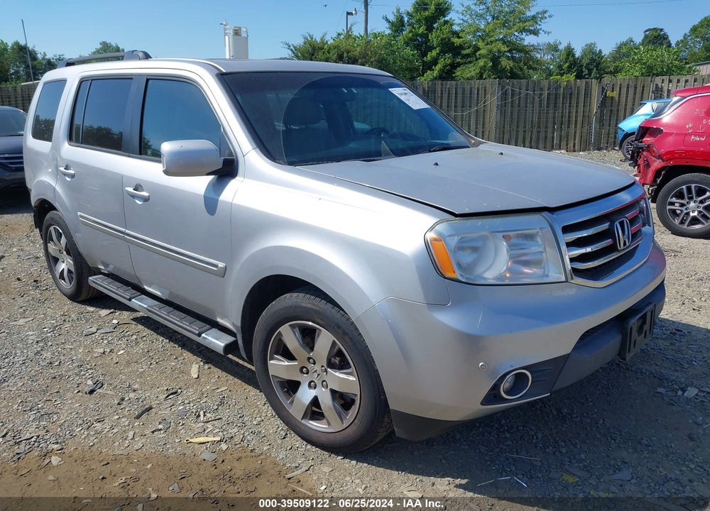 2012 HONDA PILOT TOURING VIN: 5FNYF4H91CB022431