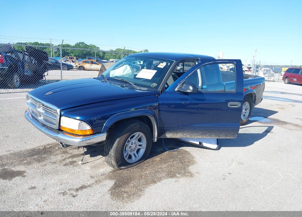 2004 DODGE DAKOTA SLT VIN: 1D7GL42K14S533325