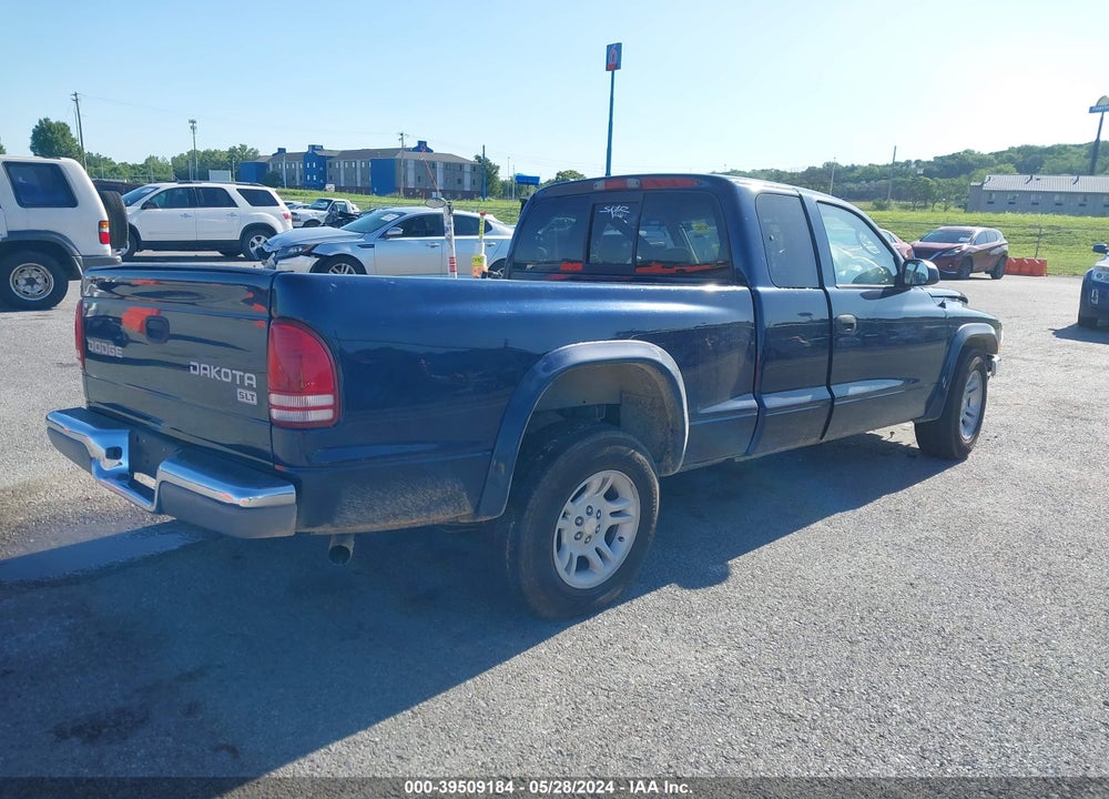 2004 DODGE DAKOTA SLT VIN: 1D7GL42K14S533325