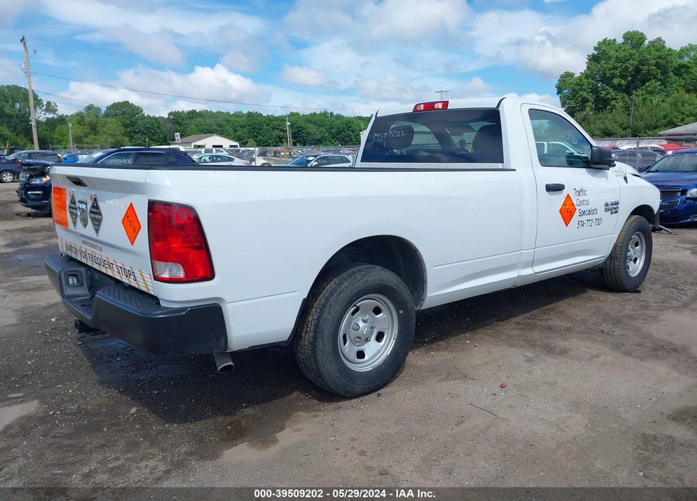 2022 RAM 1500 CLASSIC TRADESMAN REGULAR CAB 4X2 8' BOX VIN: 3C6JR6DGXNG256712