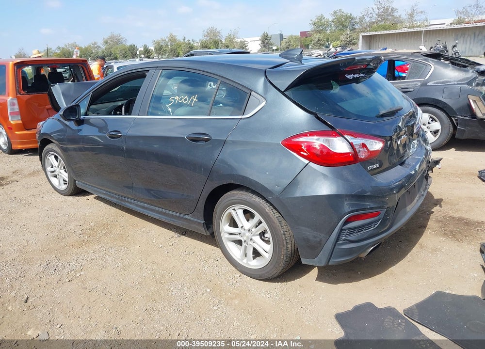 2017 CHEVROLET CRUZE LT AUTO VIN: 3G1BE6SM7HS590014