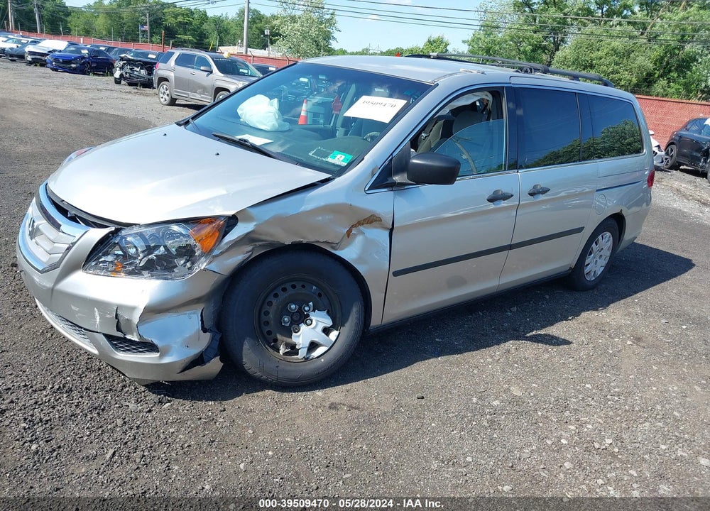 2009 HONDA ODYSSEY LX VIN: 5FNRL38249B057399