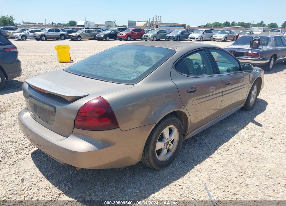 2006 PONTIAC GRAND PRIX VIN: 2G2WP552X61239344