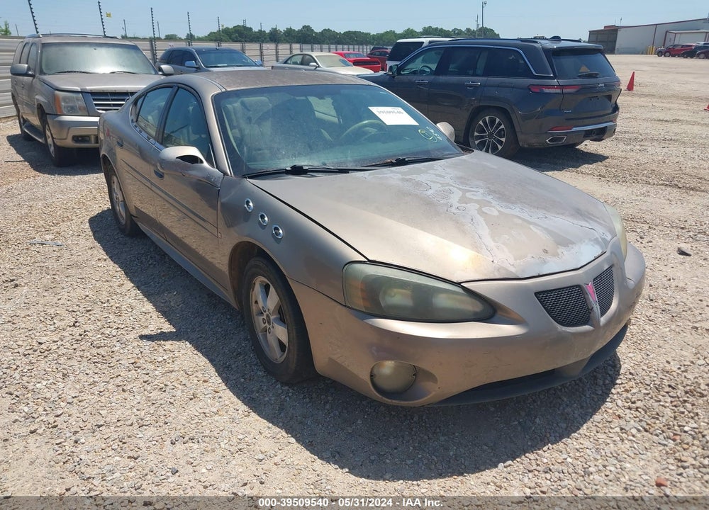2006 PONTIAC GRAND PRIX VIN: 2G2WP552X61239344