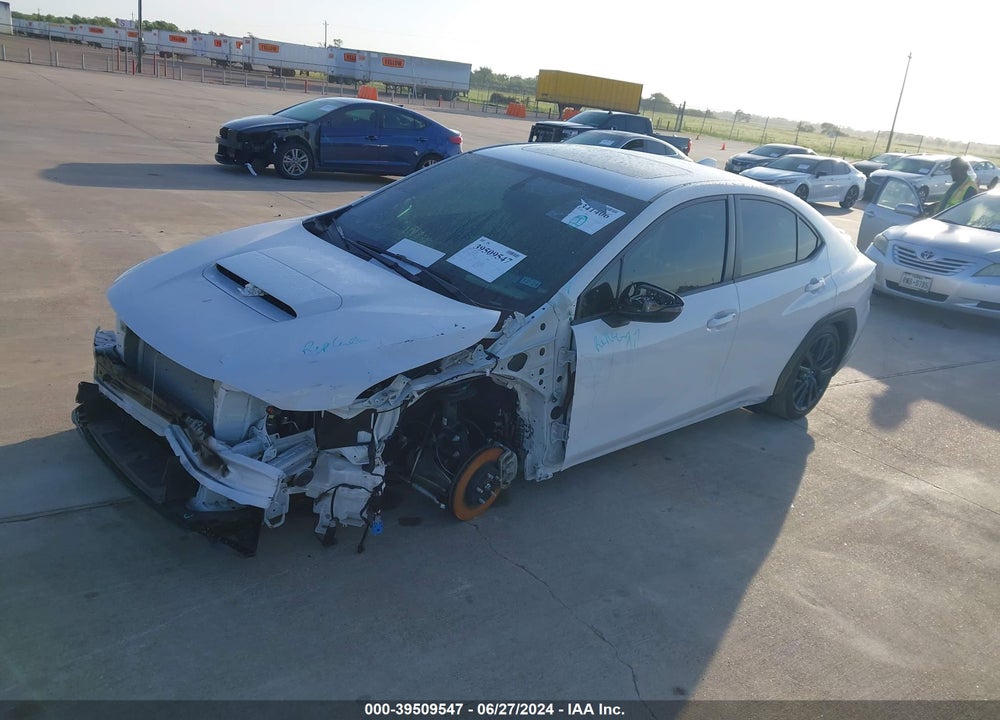 2022 SUBARU WRX LIMITED VIN: JF1VBAL65N9005029