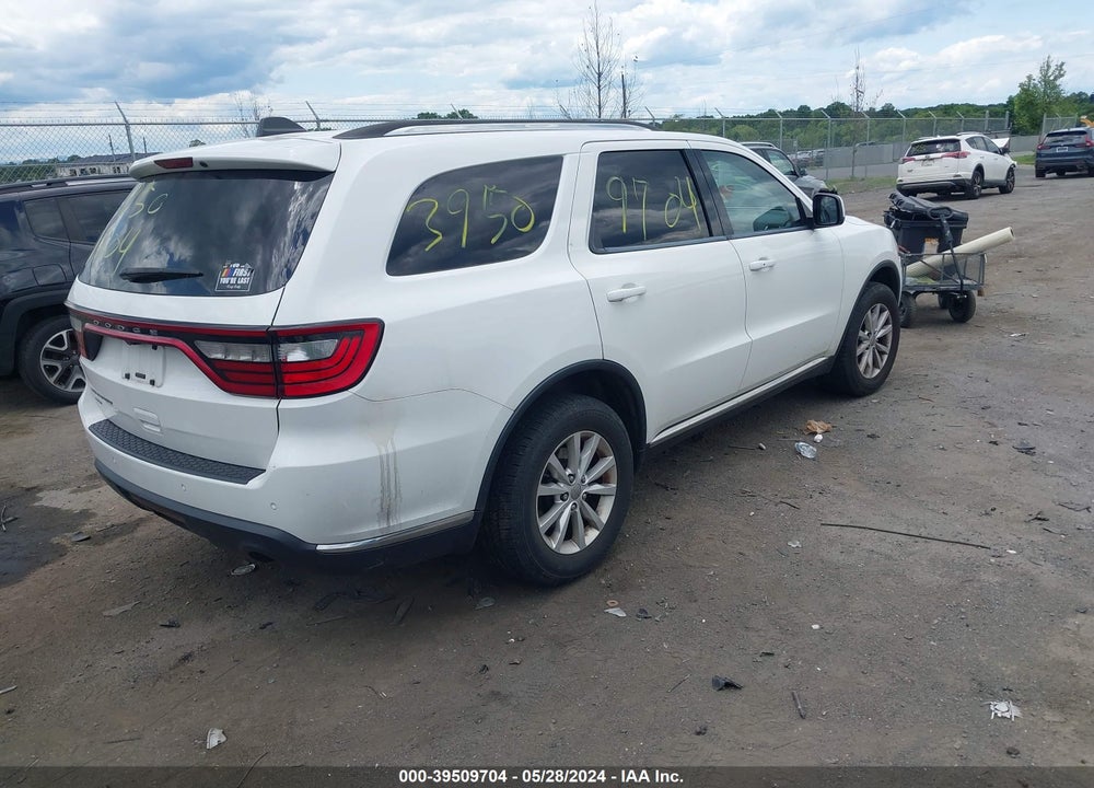 2014 DODGE DURANGO SXT VIN: 1C4RDJAG2EC477032