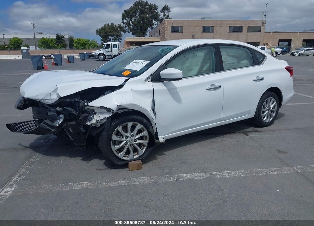2019 NISSAN SENTRA SV VIN: 3N1AB7AP1KY318191