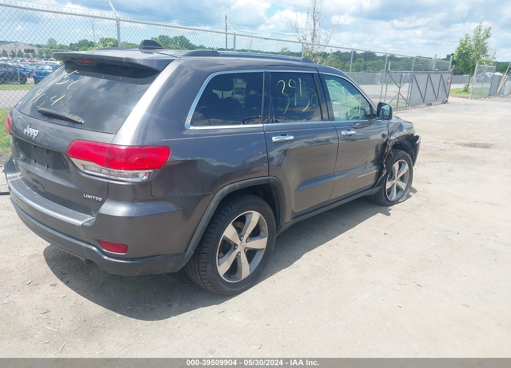 2014 JEEP GRAND CHEROKEE LIMITED VIN: 1C4RJFBG1EC254775