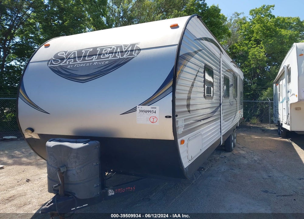 2015 FOREST RIVER SALEM TRAVEL TRAILER VIN: 4X4TSMF23FA313113