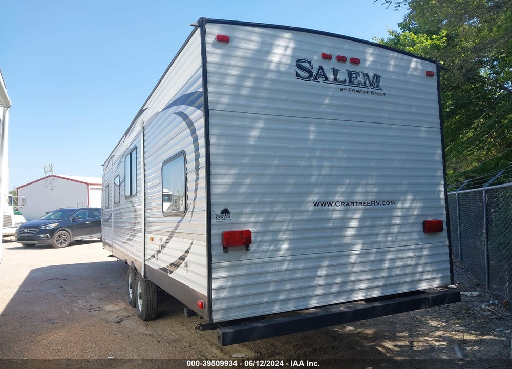 2015 FOREST RIVER SALEM TRAVEL TRAILER VIN: 4X4TSMF23FA313113
