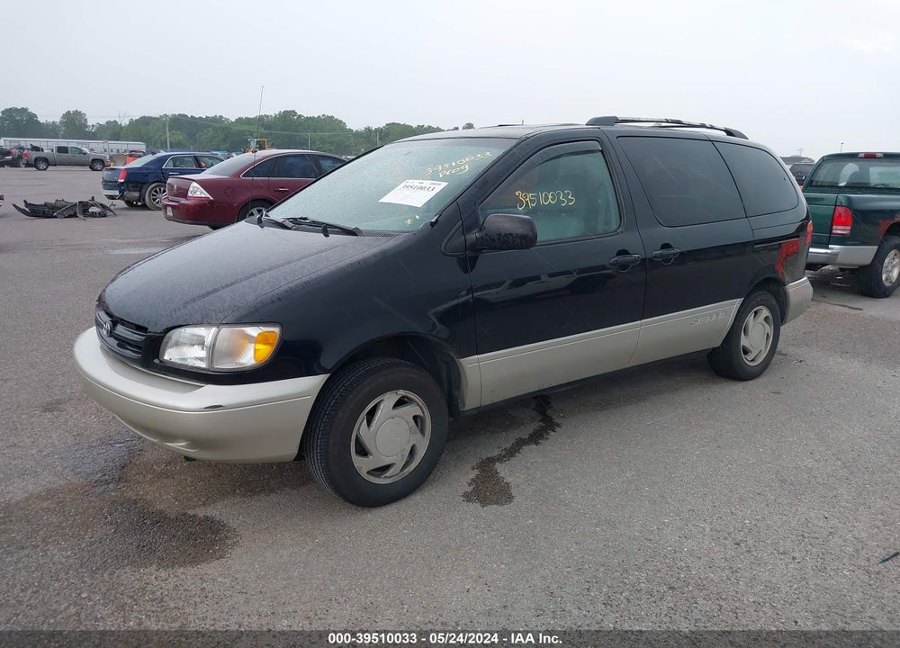 2000 TOYOTA SIENNA XLE VIN: 4T3ZF13CXYU248250
