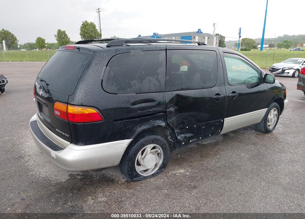 2000 TOYOTA SIENNA XLE VIN: 4T3ZF13CXYU248250