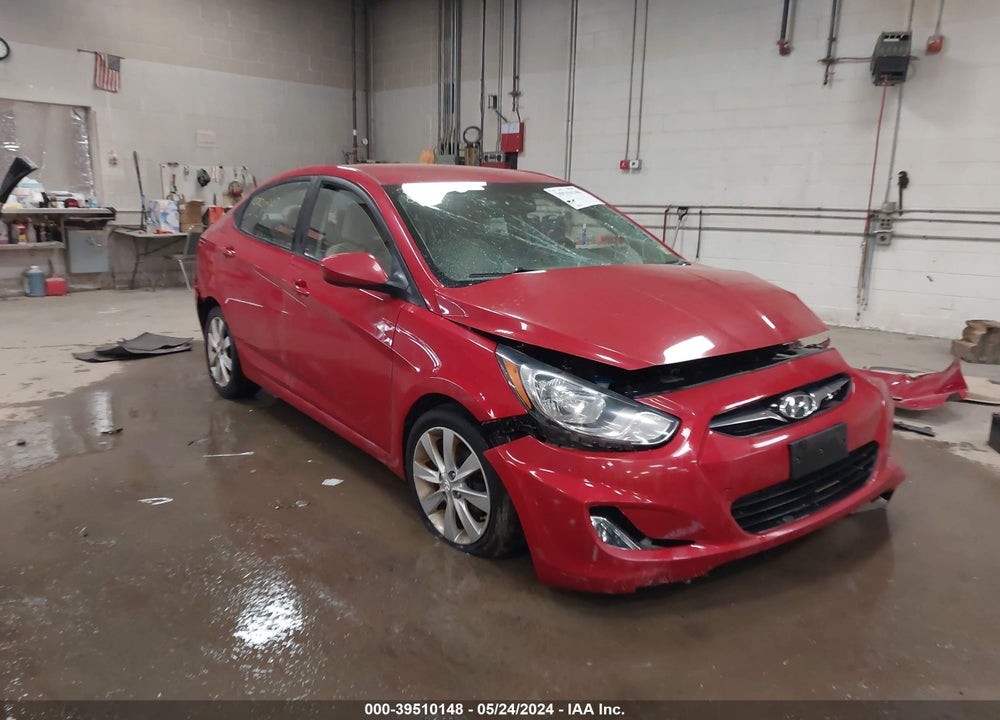 2012 HYUNDAI ACCENT GLS VIN: KMHCU4AEXCU112817