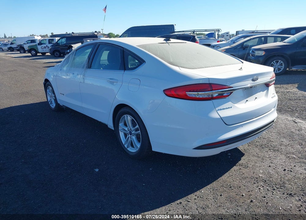2018 FORD FUSION HYBRID SE VIN: 3FA6P0LU4JR150365