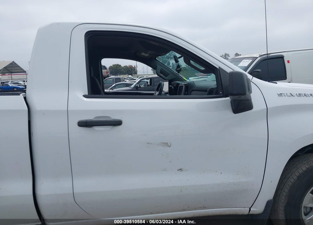 2021 CHEVROLET SILVERADO 1500 2WD REGULAR CAB LONG BED WT VIN: 3GCNWAEF5MG365878
