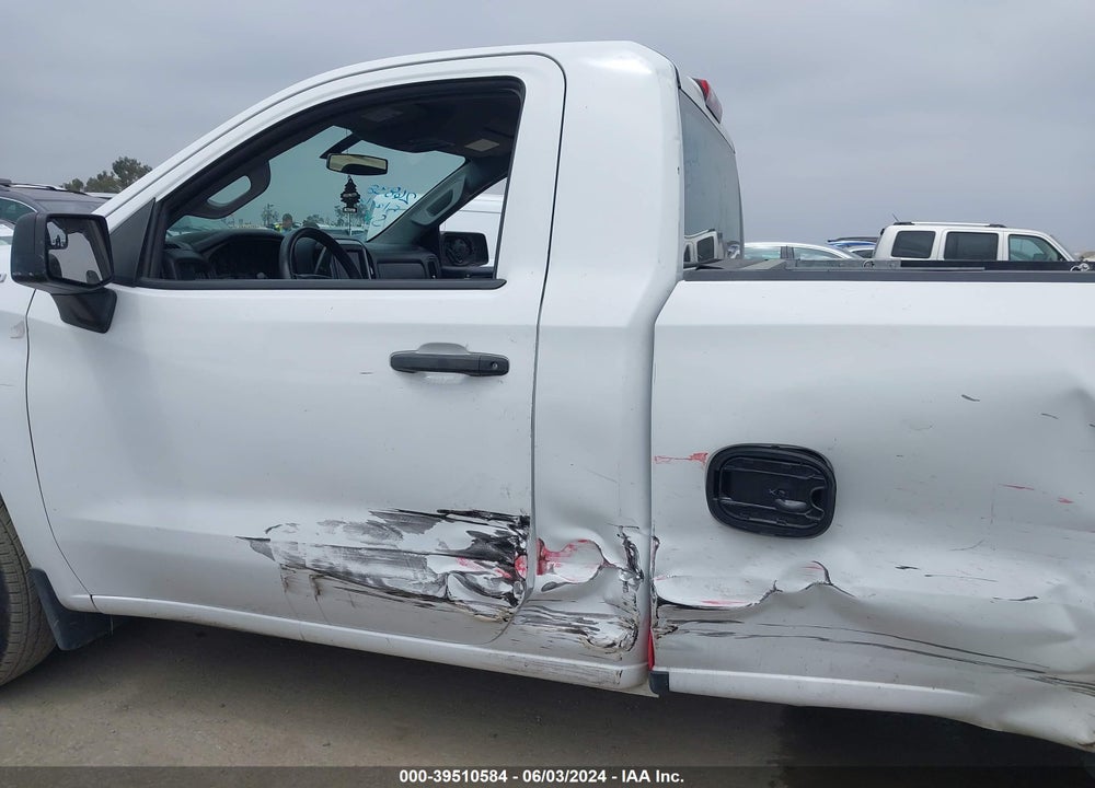2021 CHEVROLET SILVERADO 1500 2WD REGULAR CAB LONG BED WT VIN: 3GCNWAEF5MG365878