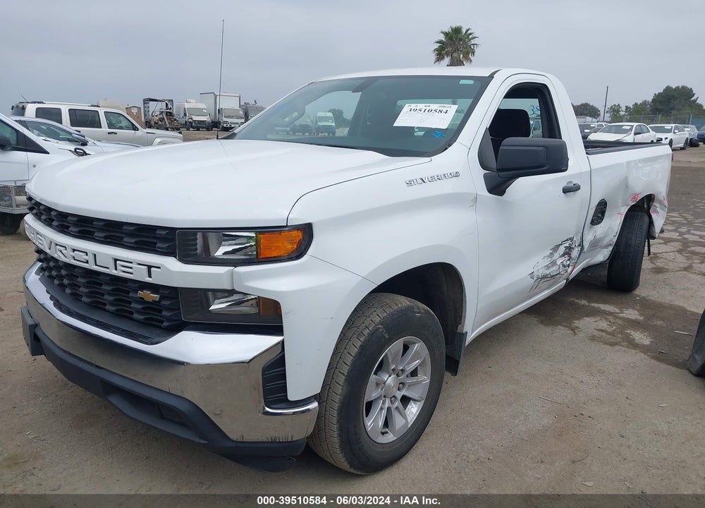 2021 CHEVROLET SILVERADO 1500 2WD REGULAR CAB LONG BED WT VIN: 3GCNWAEF5MG365878