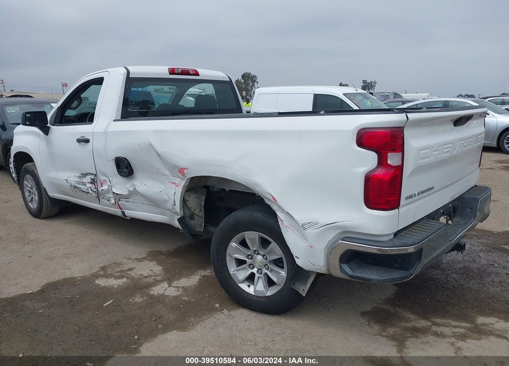 2021 CHEVROLET SILVERADO 1500 2WD REGULAR CAB LONG BED WT VIN: 3GCNWAEF5MG365878