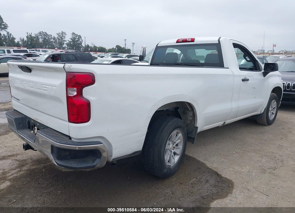 2021 CHEVROLET SILVERADO 1500 2WD REGULAR CAB LONG BED WT VIN: 3GCNWAEF5MG365878