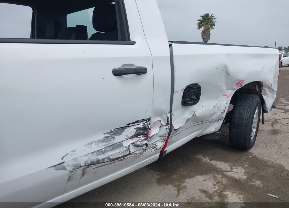 2021 CHEVROLET SILVERADO 1500 2WD REGULAR CAB LONG BED WT VIN: 3GCNWAEF5MG365878
