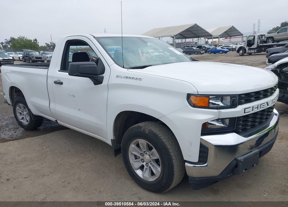 2021 CHEVROLET SILVERADO 1500 2WD REGULAR CAB LONG BED WT VIN: 3GCNWAEF5MG365878