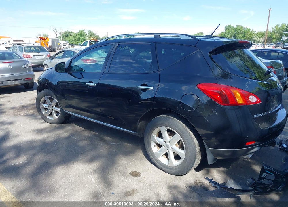 2010 NISSAN MURANO SL VIN: JN8AZ1MU5AW012550