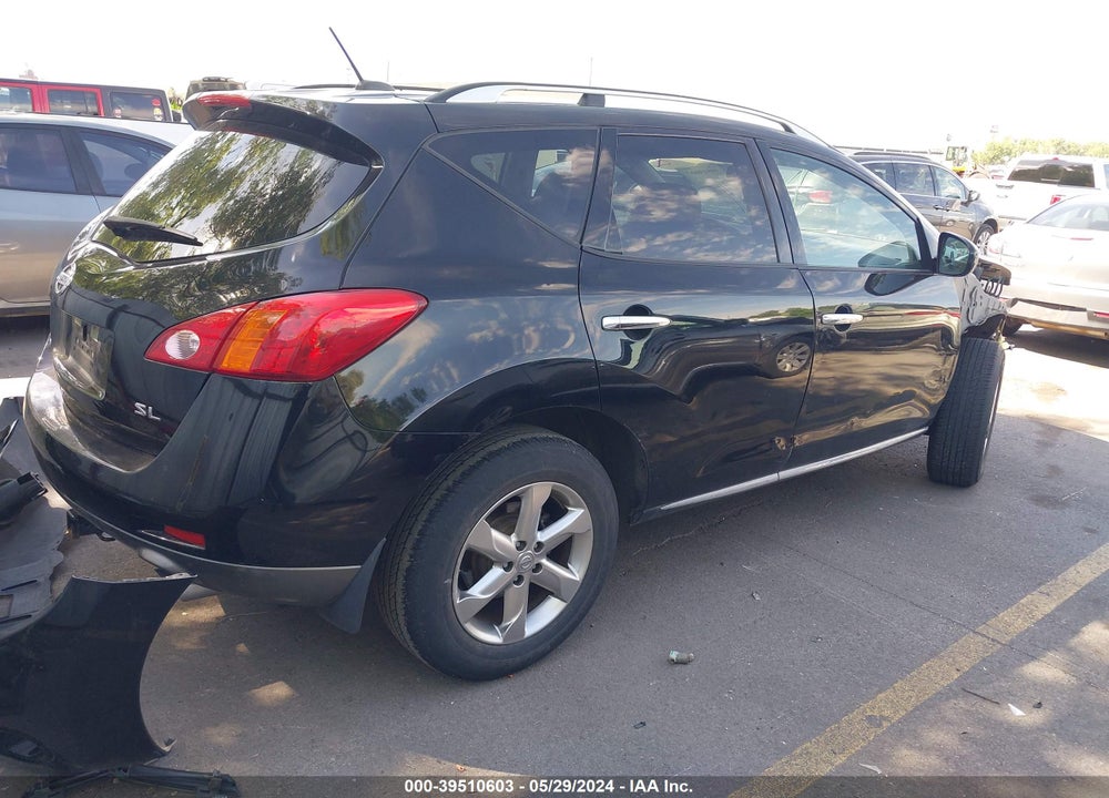 2010 NISSAN MURANO SL VIN: JN8AZ1MU5AW012550