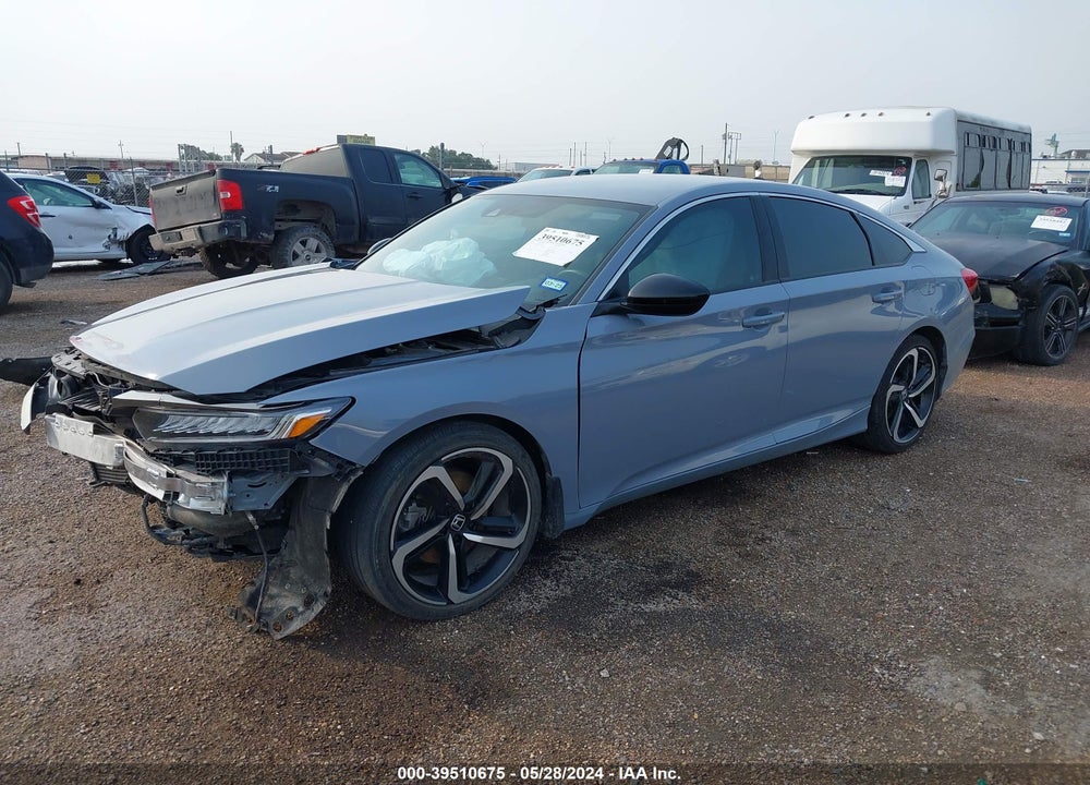 2022 HONDA ACCORD SPORT VIN: 1HGCV1F36NA015871
