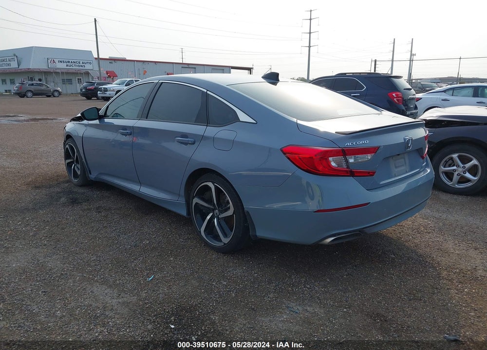 2022 HONDA ACCORD SPORT VIN: 1HGCV1F36NA015871