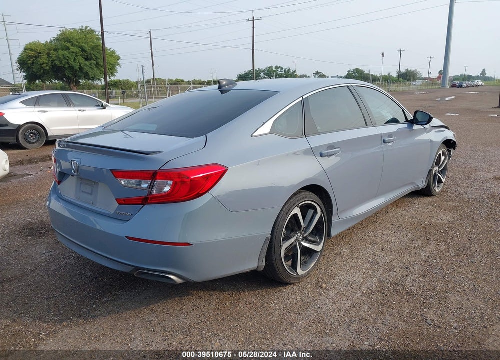 2022 HONDA ACCORD SPORT VIN: 1HGCV1F36NA015871