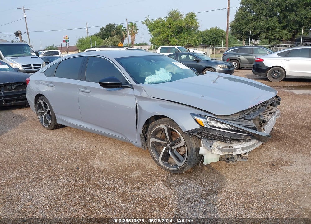 2022 HONDA ACCORD SPORT VIN: 1HGCV1F36NA015871
