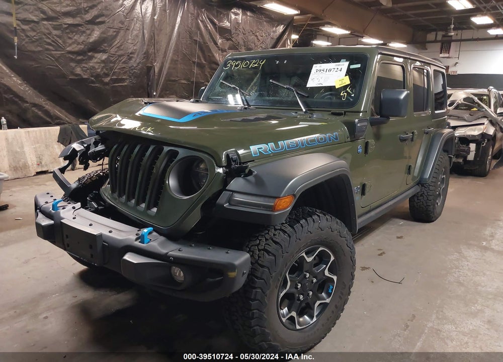 2022 JEEP WRANGLER 4XE UNLIMITED RUBICON 4X4 VIN: 1C4JJXR68NW206222