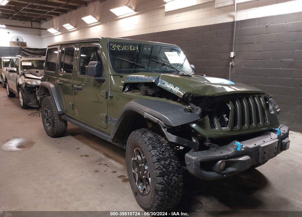 2022 JEEP WRANGLER 4XE UNLIMITED RUBICON 4X4 VIN: 1C4JJXR68NW206222