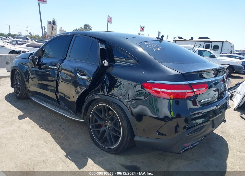 2019 MERCEDES-BENZ AMG GLE 63 COUPE S 4MATIC VIN: 4JGED7FBXKA132123