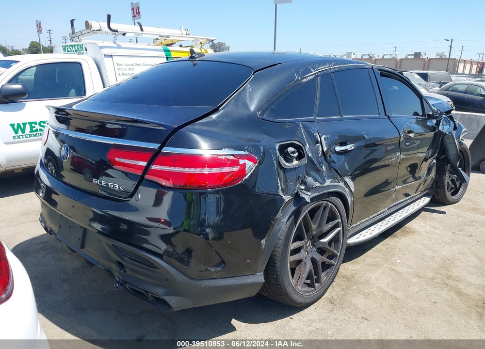 2019 MERCEDES-BENZ AMG GLE 63 COUPE S 4MATIC VIN: 4JGED7FBXKA132123