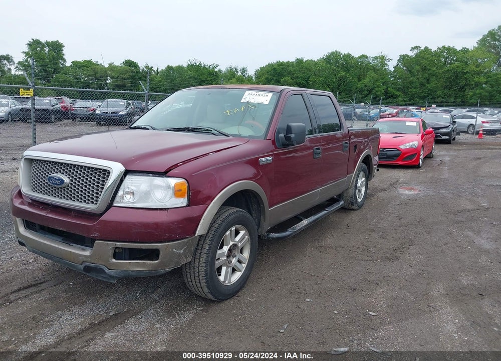 2004 FORD F150 SUPERCREW VIN: 1FTPW12544KB60713
