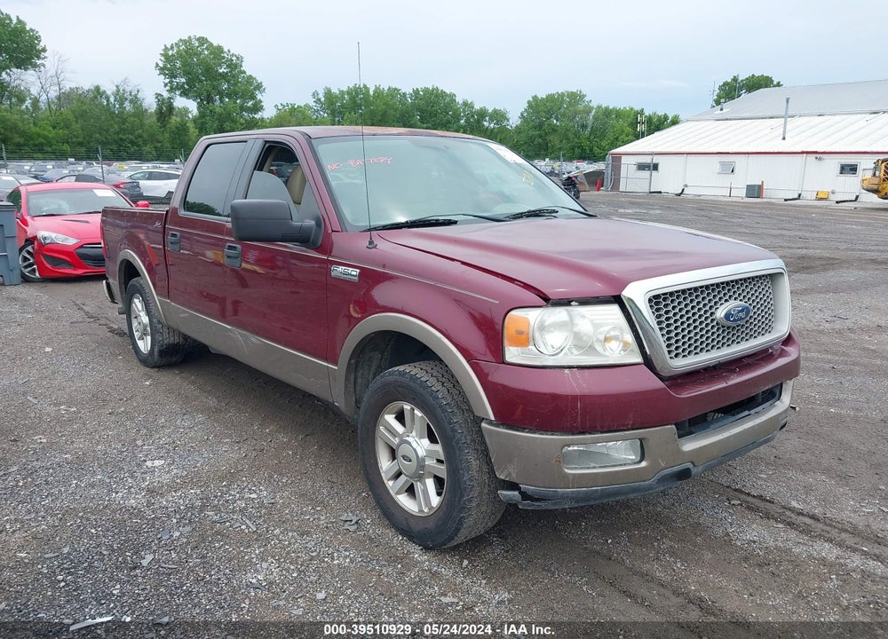 2004 FORD F150 SUPERCREW VIN: 1FTPW12544KB60713