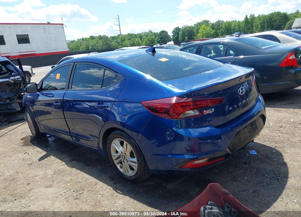 2019 HYUNDAI ELANTRA SEL VIN: 5NPD84LF4KH442545