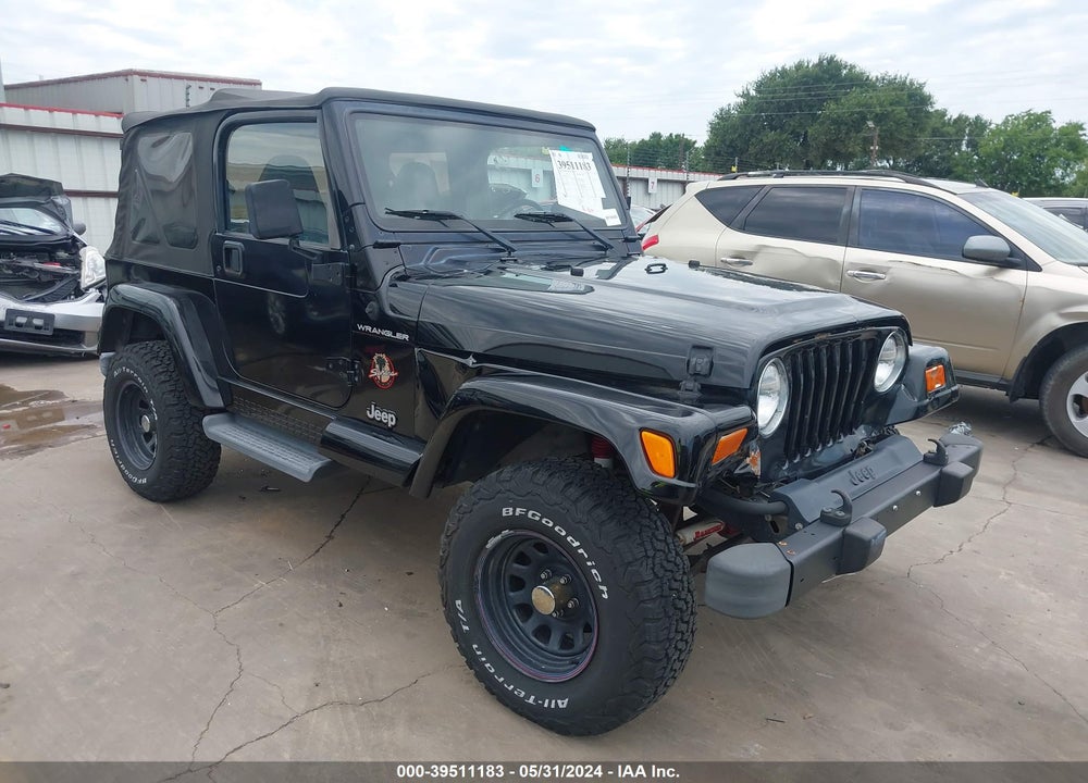 2002 JEEP WRANGLER SAHARA VIN: 1J4FA59SX2P742726