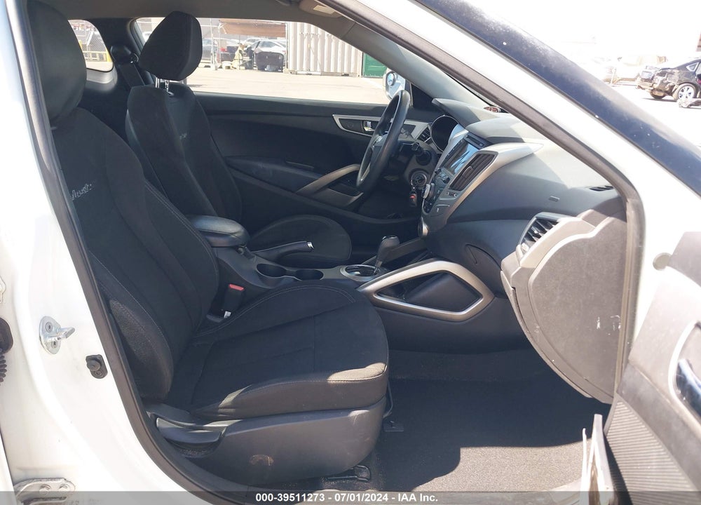 2013 HYUNDAI VELOSTER BASE W/BLACK VIN: KMHTC6AD4DU150745