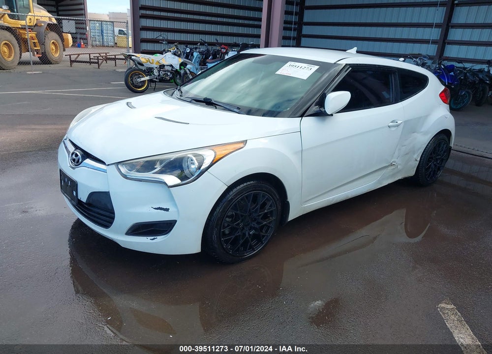 2013 HYUNDAI VELOSTER BASE W/BLACK VIN: KMHTC6AD4DU150745
