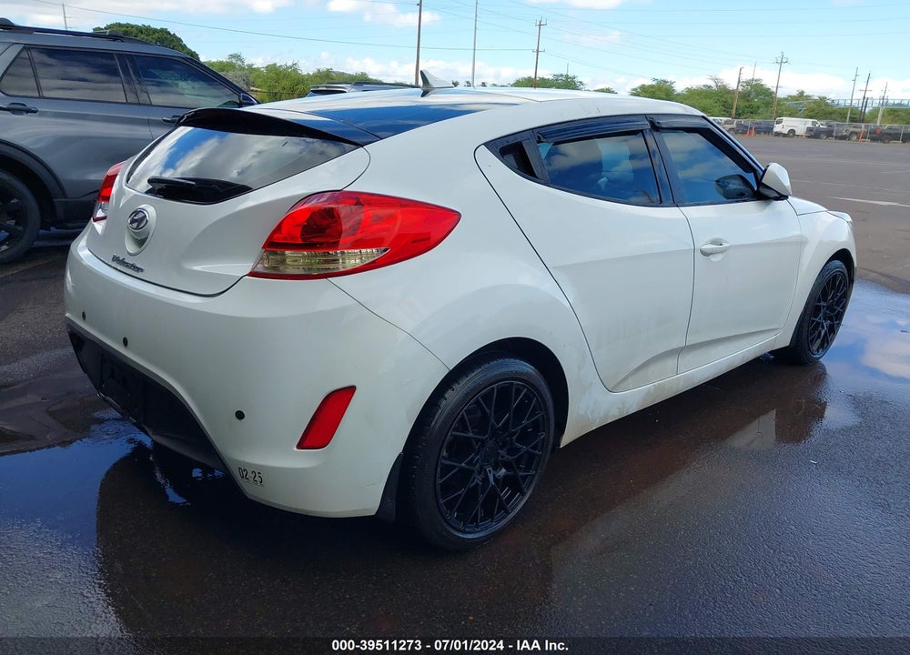 2013 HYUNDAI VELOSTER BASE W/BLACK VIN: KMHTC6AD4DU150745