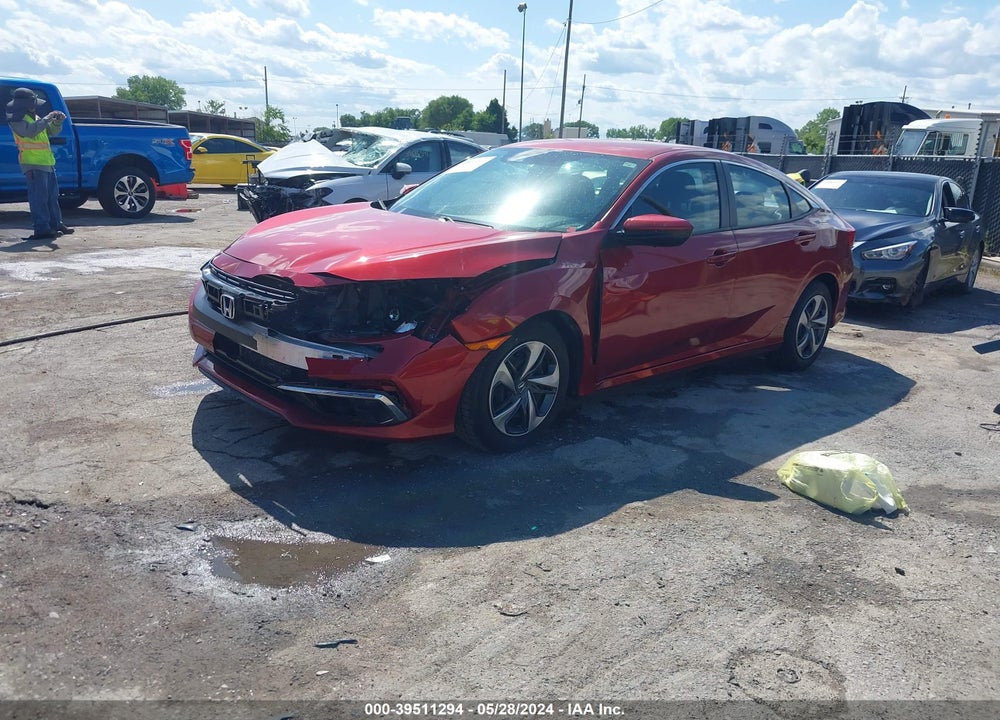 2020 HONDA CIVIC LX VIN: 2HGFC2F63LH582301