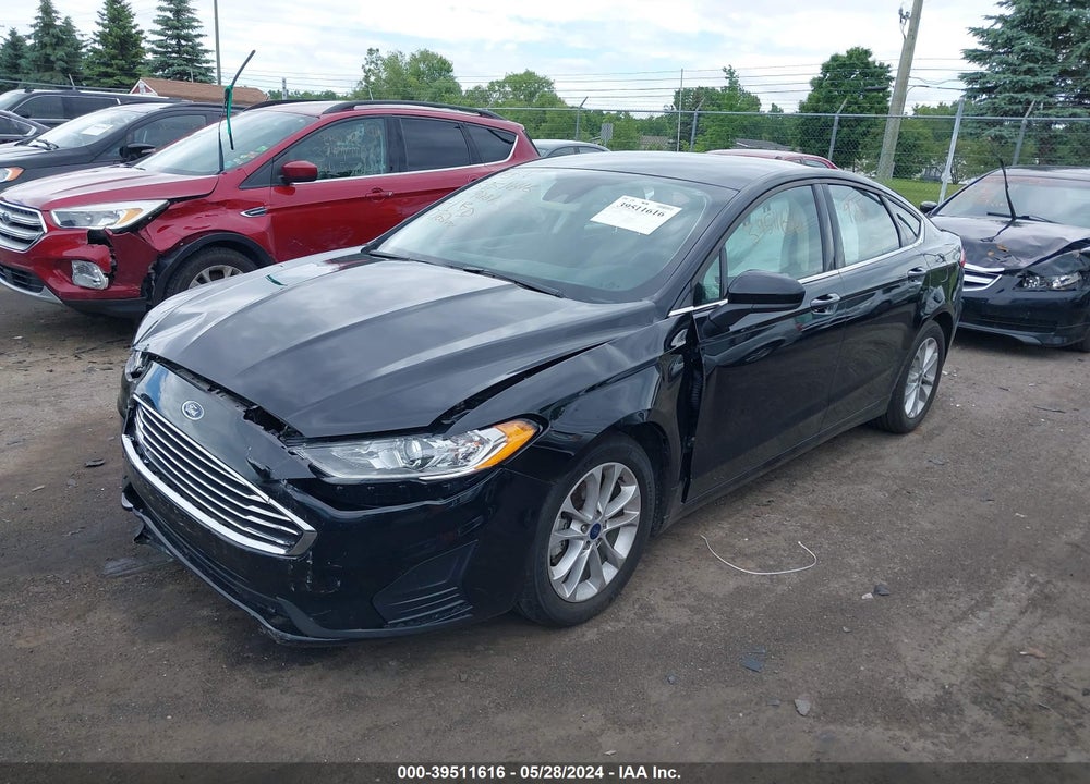2020 FORD FUSION SE VIN: 3FA6P0HDXLR219281