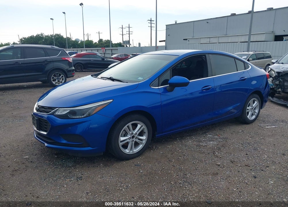 2018 CHEVROLET CRUZE LT AUTO VIN: 1G1BE5SM0J7226578