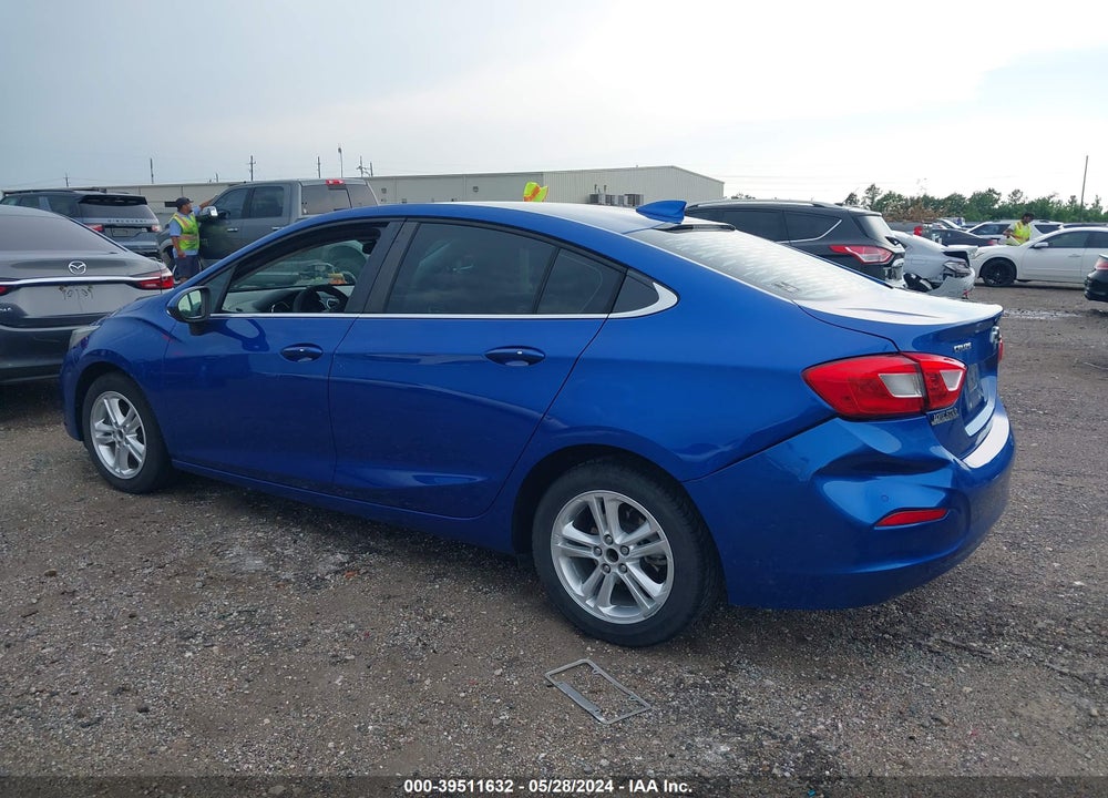 2018 CHEVROLET CRUZE LT AUTO VIN: 1G1BE5SM0J7226578