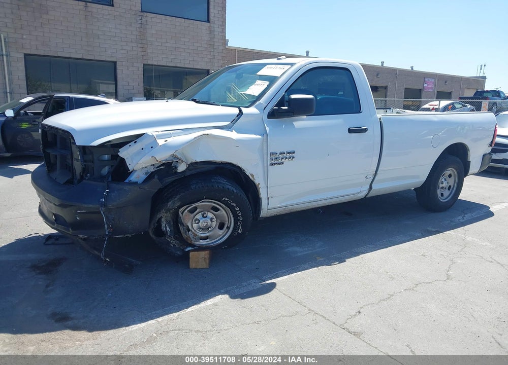2021 RAM 1500 CLASSIC TRADESMAN REGULAR CAB 4X2 8' BOX VIN: 3C6JR6DG0MG536007