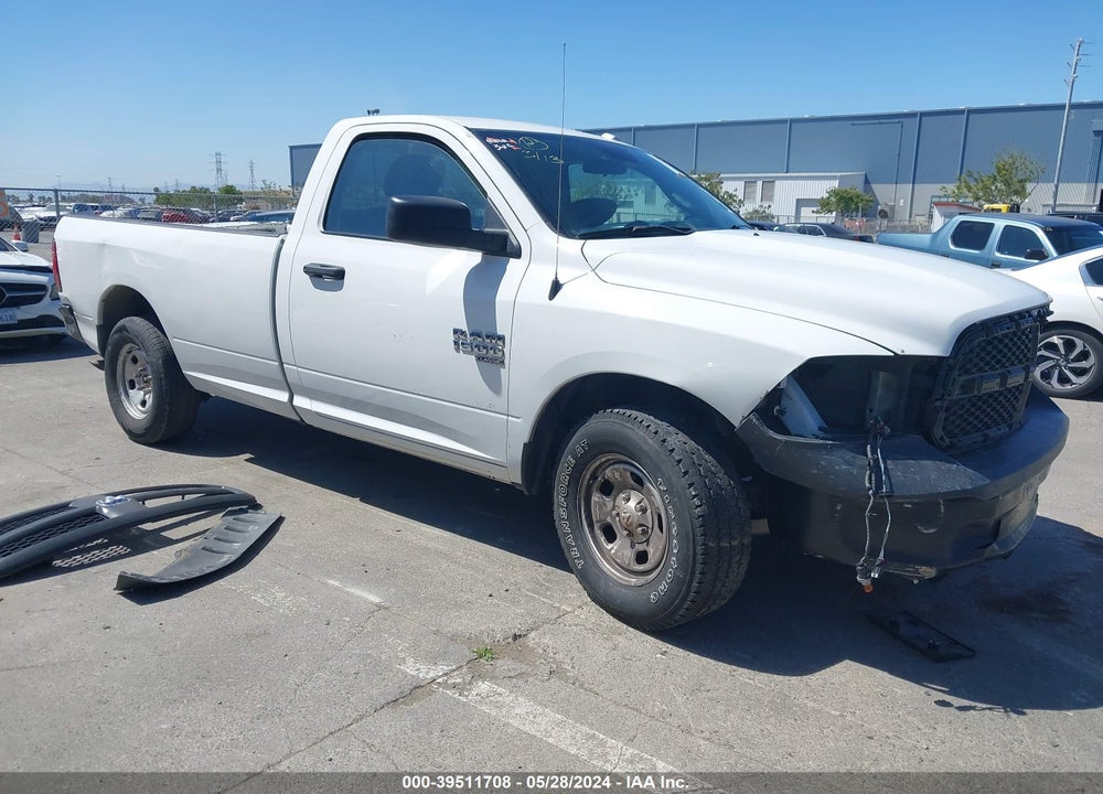 2021 RAM 1500 CLASSIC TRADESMAN REGULAR CAB 4X2 8' BOX VIN: 3C6JR6DG0MG536007