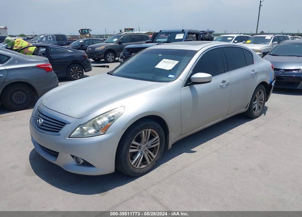 2011 INFINITI G25X VIN: JN1DV6AR4BM450817