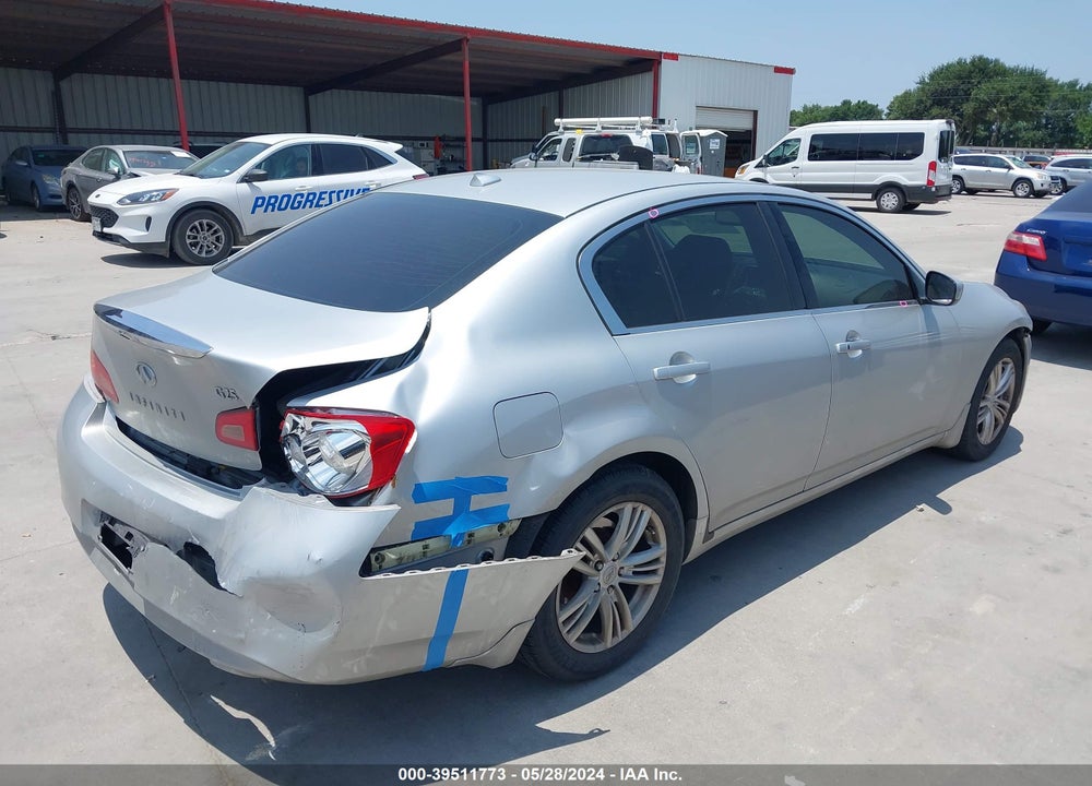 2011 INFINITI G25X VIN: JN1DV6AR4BM450817